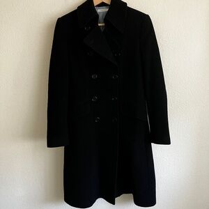 Sand Copenhagen wool/cashmere coat, XS